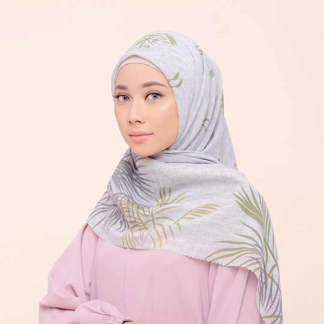 ZM Zaskia Mecca - Mentawai Rice Scarf Kerudung Segi Empat - Jelita Indonesia