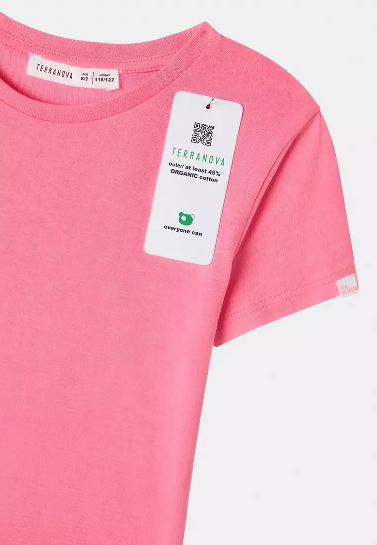 Crew Neck Short Sleeve T-Shirt for Girls