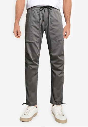 Abercrombie & Fitch grey Pull On Pants 8D505AA8D0136FGS_1