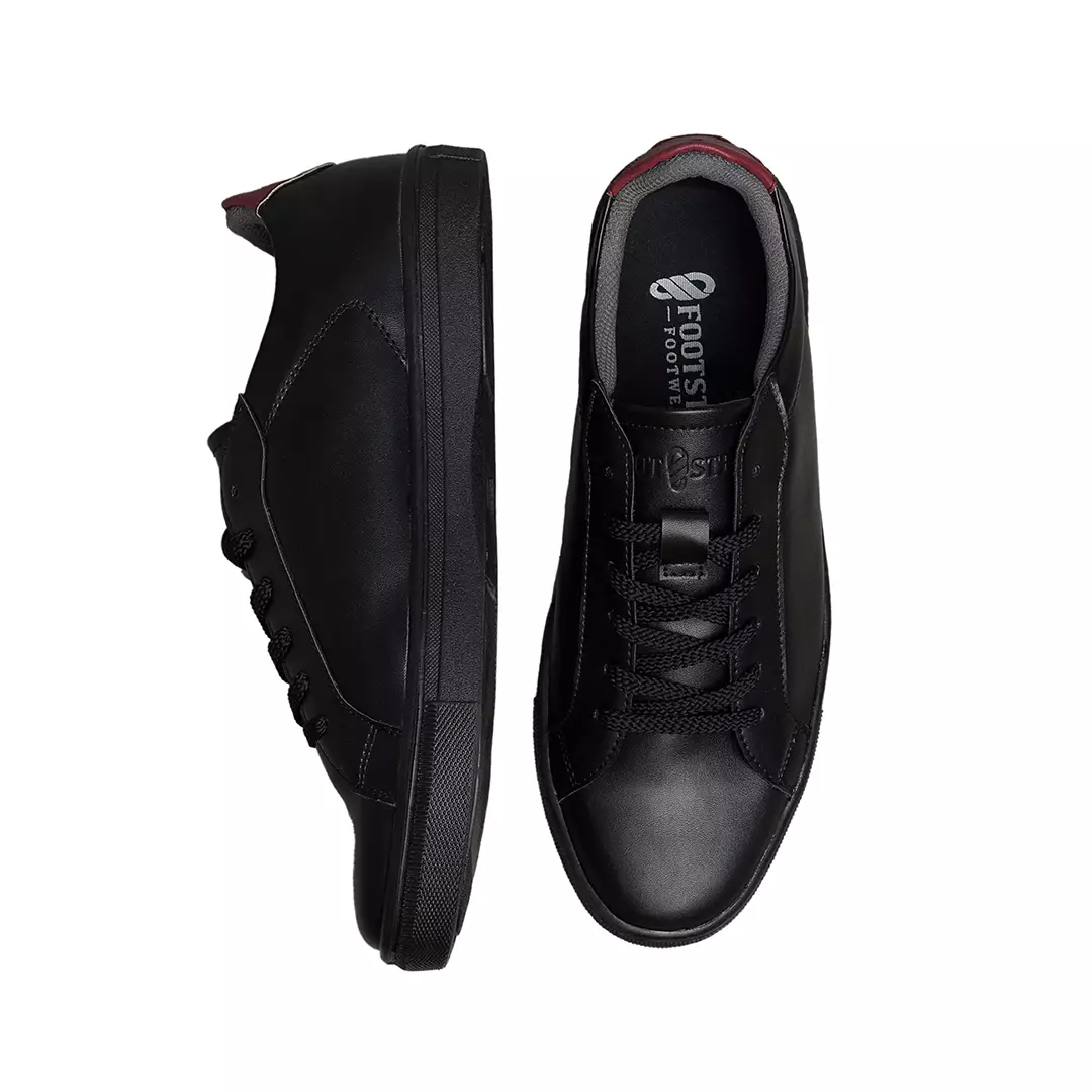 Sepatu Sneakers Pria Footstep Footwear - Beta Black