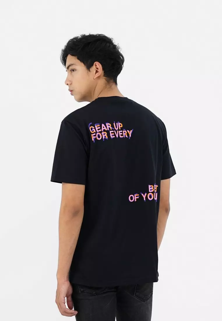 3Second Men's T-Shirt Short Sleeve Regular Fit Cotton Meg OL-C890125