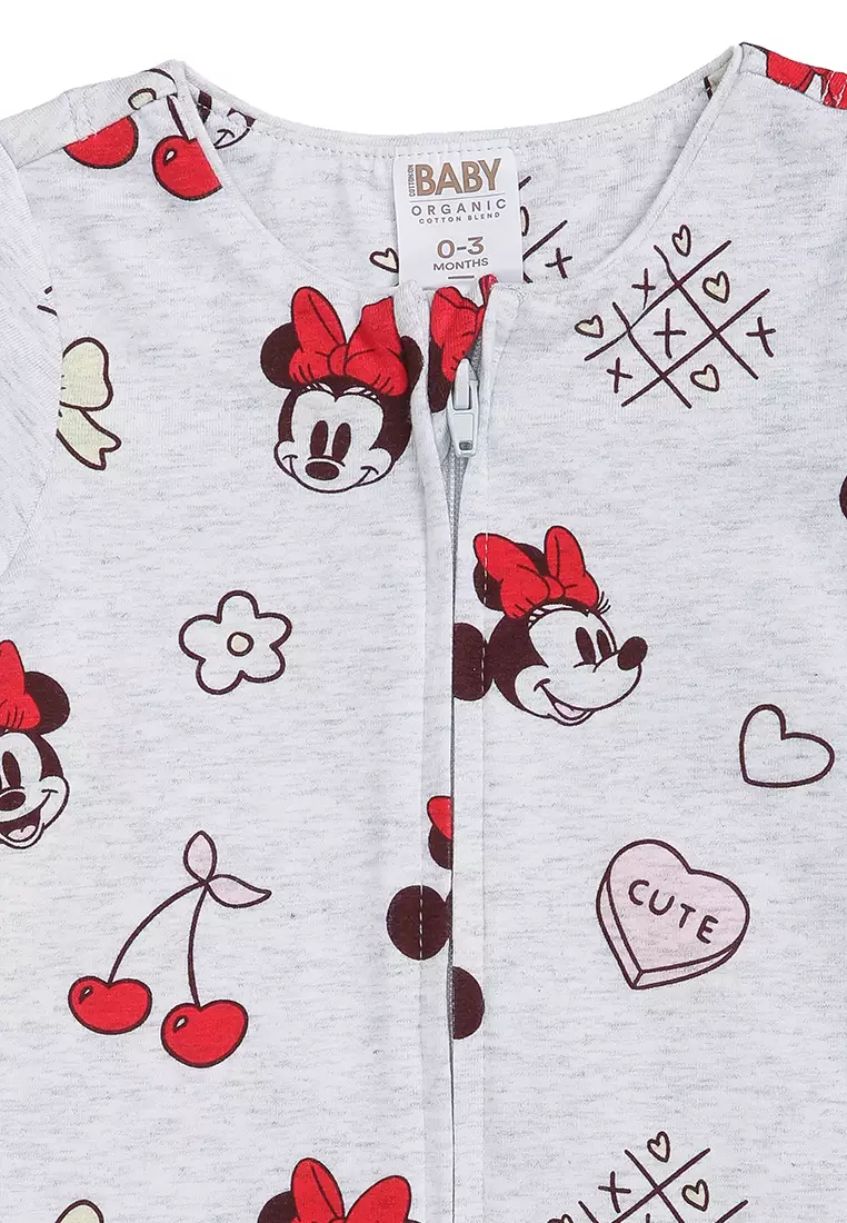 The Licensed Short Sleeve Zip Romper