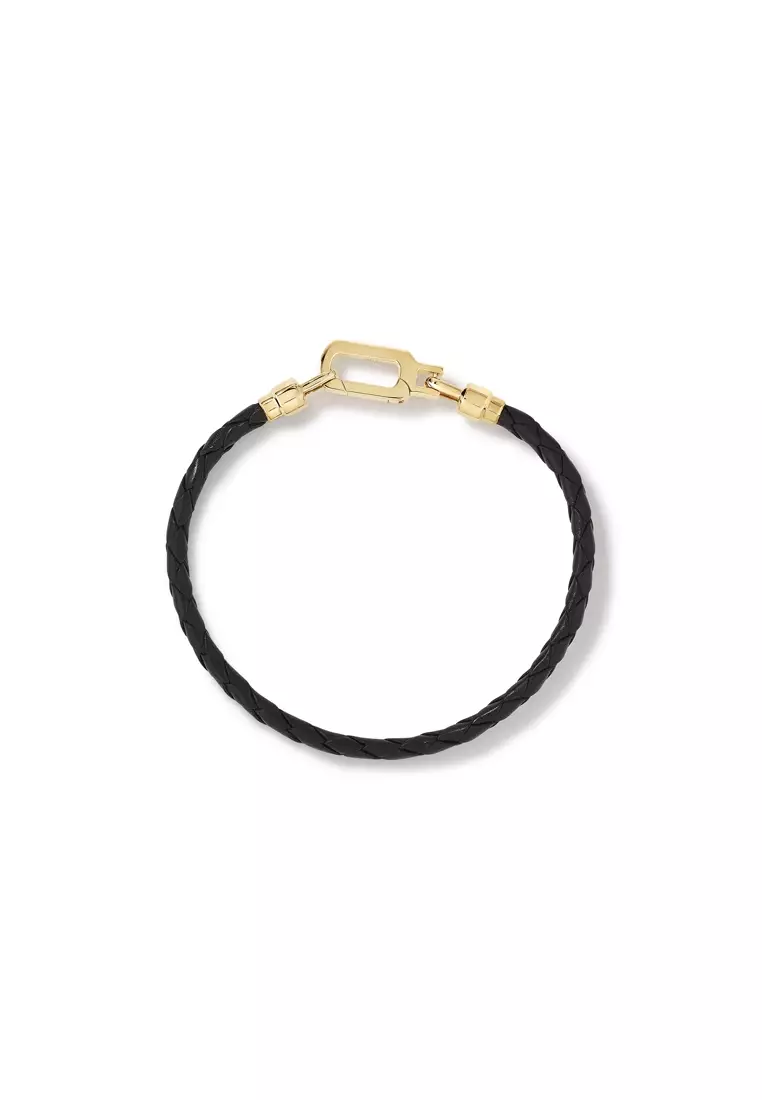 Gold braided bracelet store