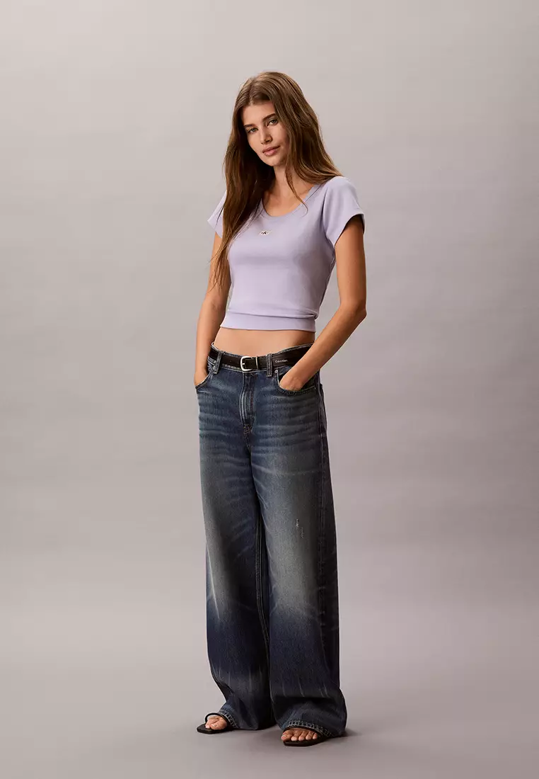 Rib Baby Tee - Calvin Klein Jeans