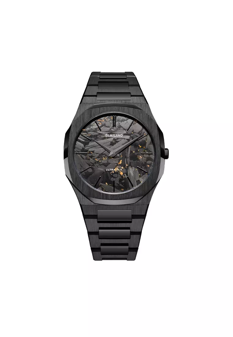 Buy D1 Milano Black DLC Ultra Thin Bracelet Watch, 40 mm 2026