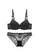 W.Excellence black Premium Black Lace Lingerie Set (Bra and Underwear) 5CB4DUS3F2D068GS_1