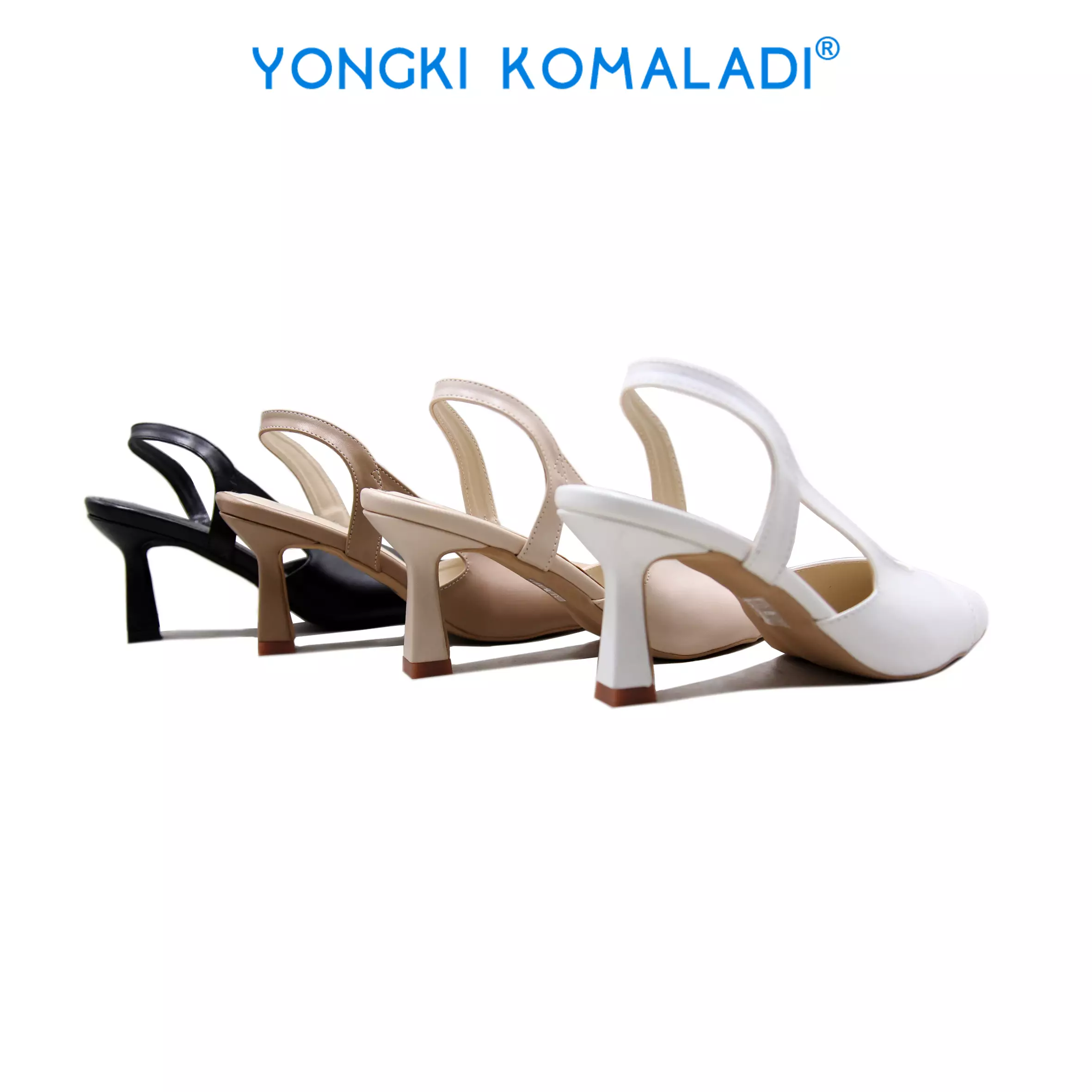 [ ORIGINAL ] YONGKI KOMALADI HEELS OL-YSL7060-23 COKLAT MUDA