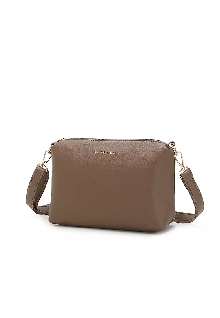 Women's Sling Bag / Crossbody Bag - Brown
