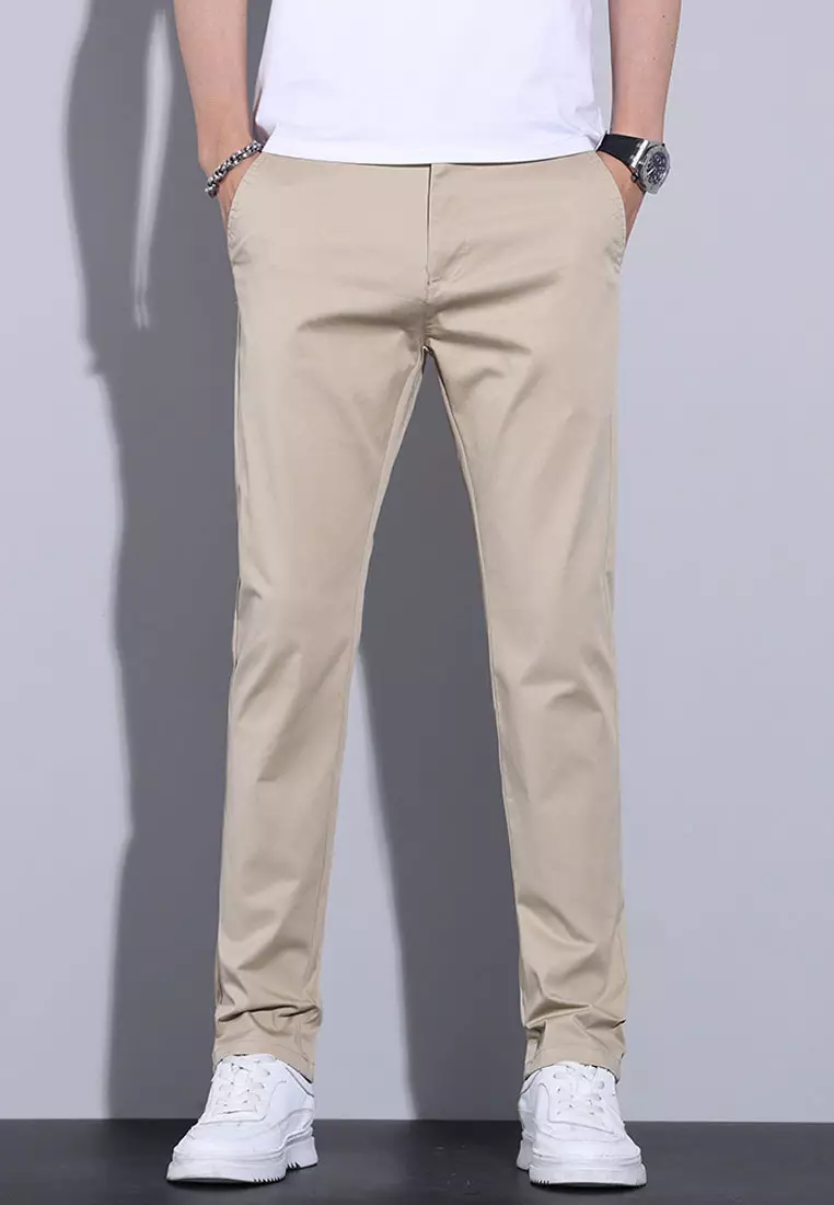 Slim Twill Trousers