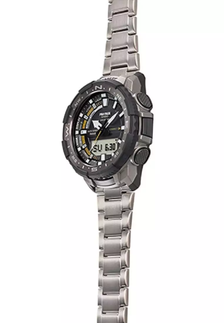 Pro Trek Bluetooth Digital Analog Smart Watch PRT-B70T-7DR