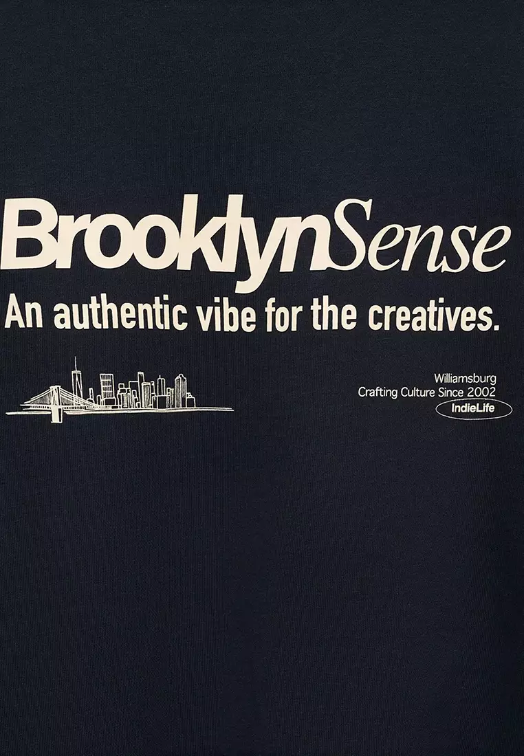 100% Cotton Text Sweatshirt