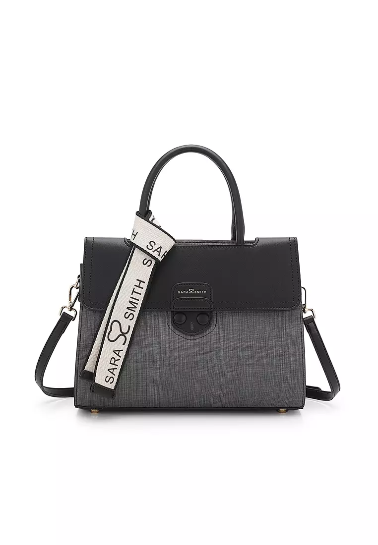 Women's Top Handle Bag / Sling Bag / Crossbody Bag (Tas Selempang / Tas Tangan) - Hitam