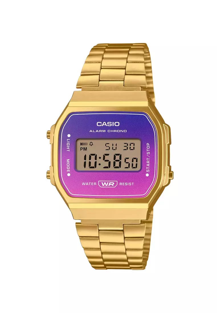 Jual CASIO Casio Jam Tangan Rosegold Purple Pink Stainless