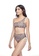 Ozero Swimwear brown LADOGA Bikini Top in Russian Summer Print/Mocha 02B02USEC6111CGS_2