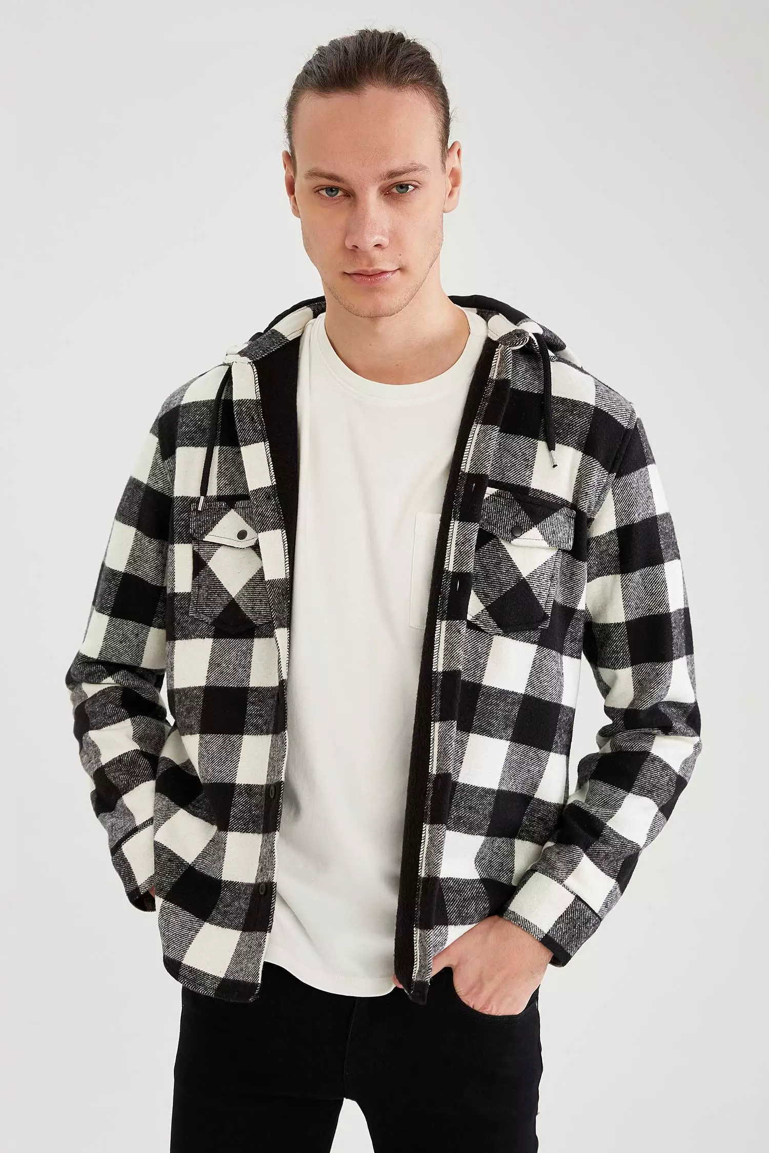 Buy DeFacto Regular Fit Long-Sleeved Flannel Shirt Online | ZALORA Malaysia