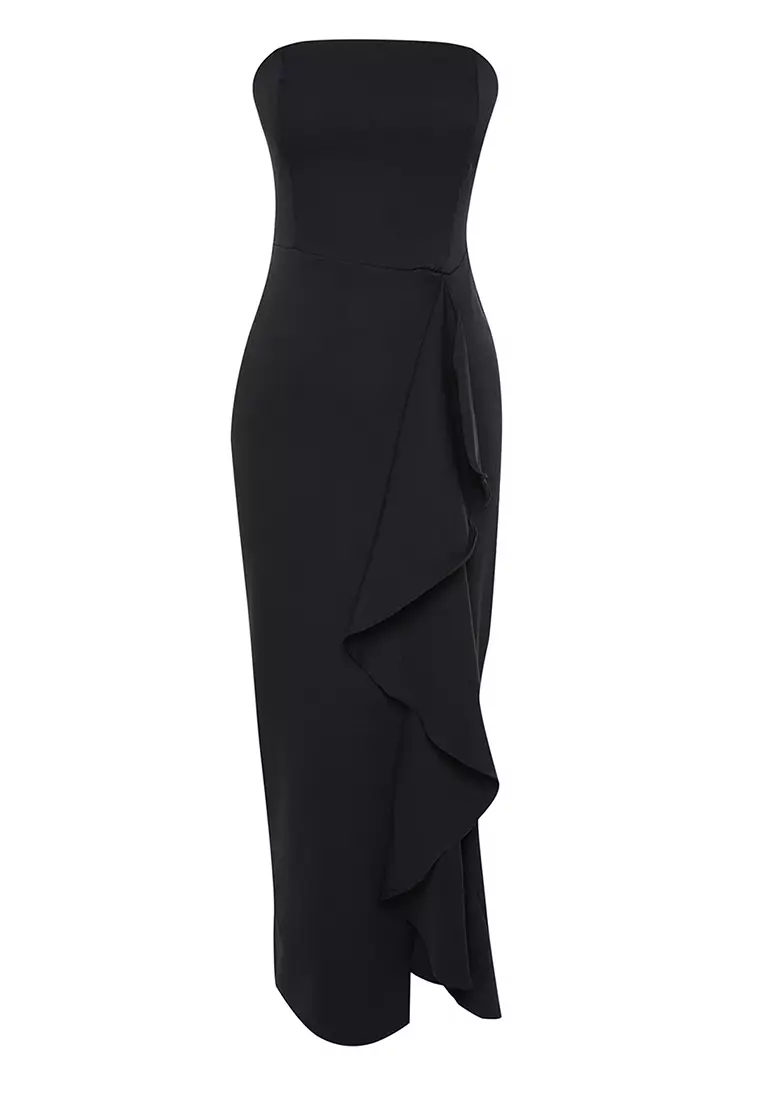 Buy Trendyol Ruffle Evening & Prom Dress 2024 Online ZALORA Philippines