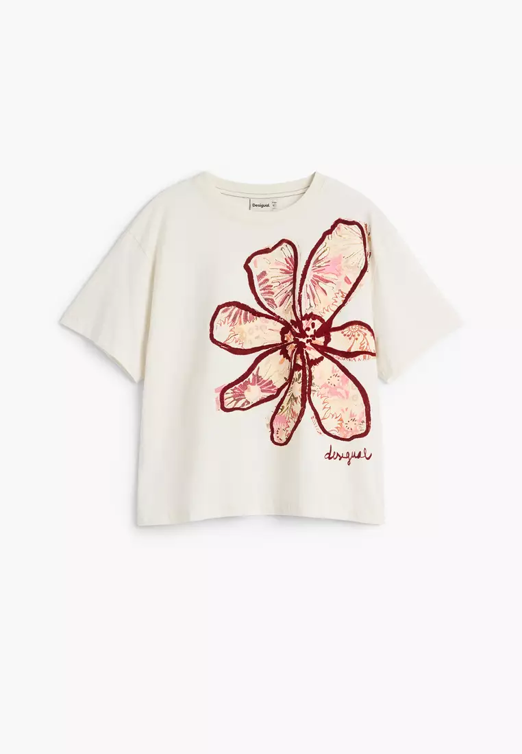 WOMAN KNIT T-SHIRT SHORT SLEEVE