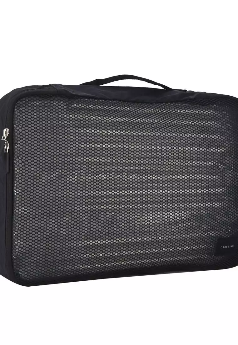 Crossing Waterproof Ripstop Nylon Packing Cube Set (4-Piece Set) - Black