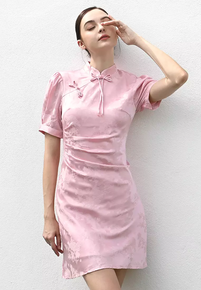 真丝小个子连衣裙