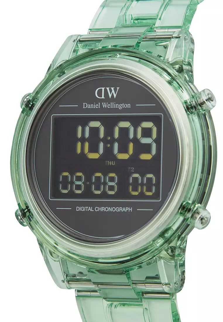 Retro Digital 42mm Light Green - Unisex Watch for women and men Digital movement watch DW Official Authentic Original