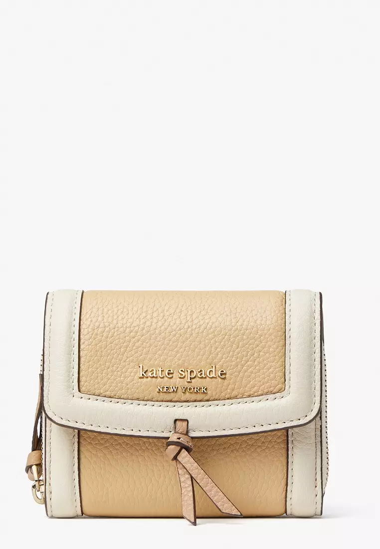 kate spade new york KNOTT COLORBLOCKED MINI COMPACT WALLET 2024