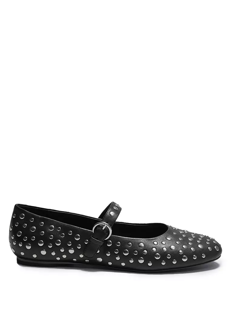 Discount on & Other Stories  shoes - SKU: Studded Leather Ballet Flats
