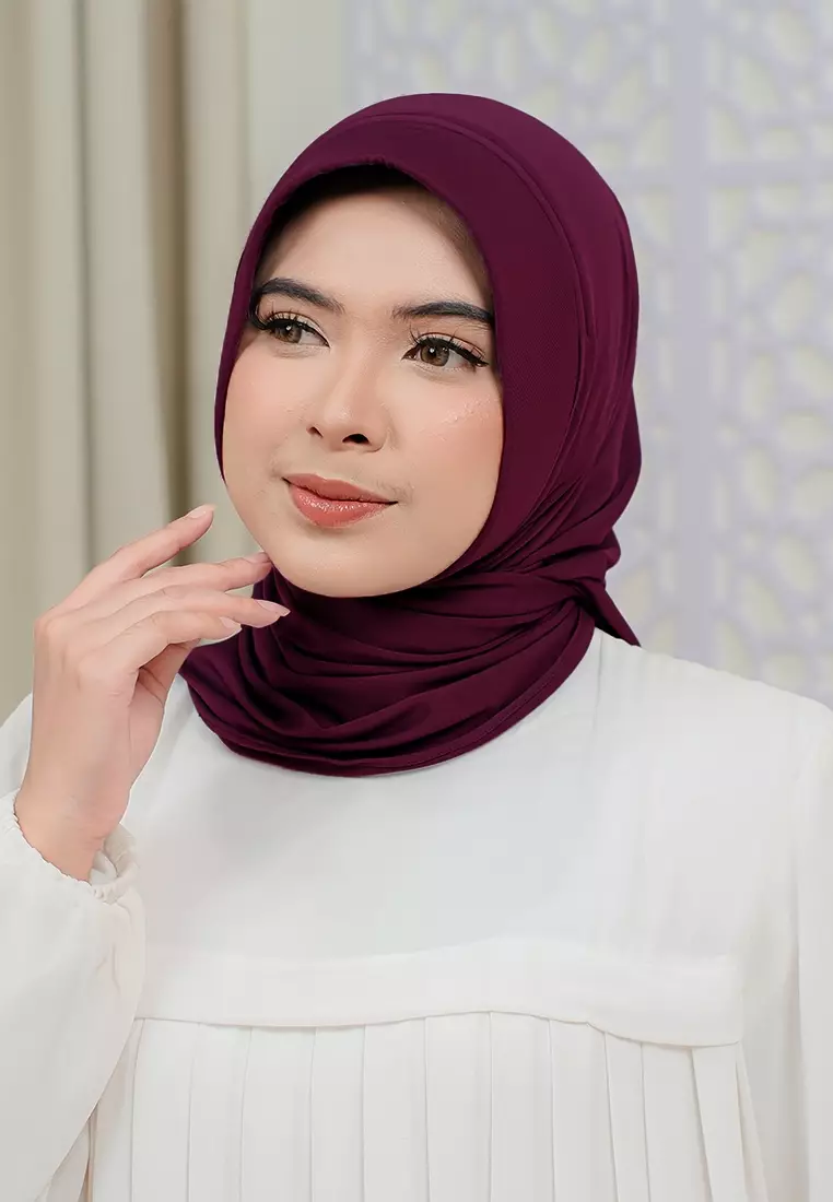 HIJAB INSTAN SOFTPAD AMEENA - MAGENTA