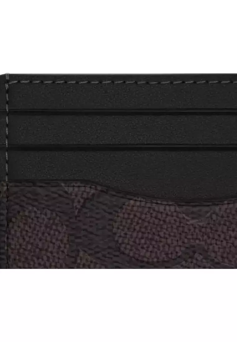 Slim Id Card Case In Signature Canvas CZ286