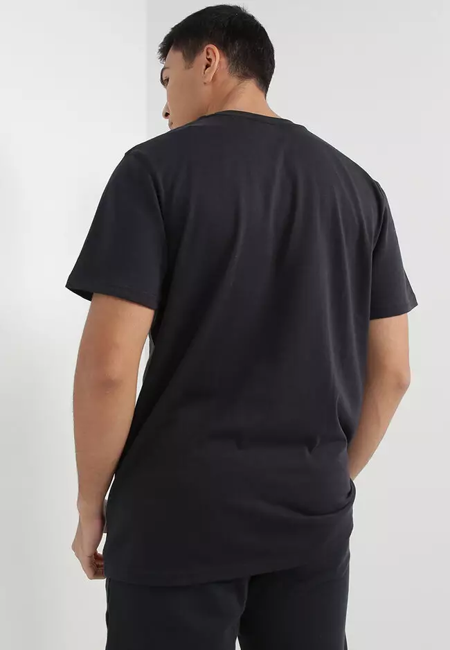 Men's Logo Embroidered Heavyweight Short Sleeves T-Shirt