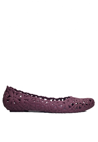 Twenty Eight Shoes purple Jelly Fretwork Rain and Beach Sandals VSW-R02 86D3ESH709C994GS_1