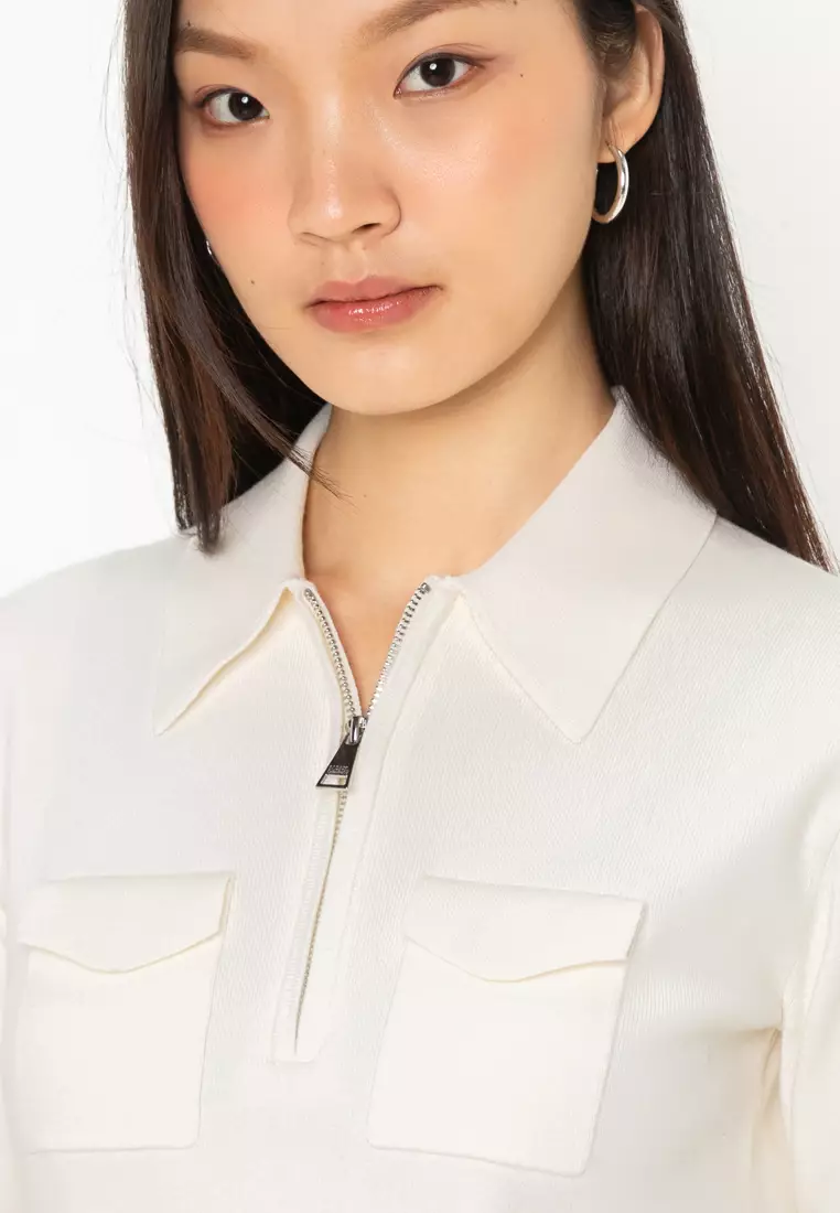Everyday Knit Zip Polo Shirt