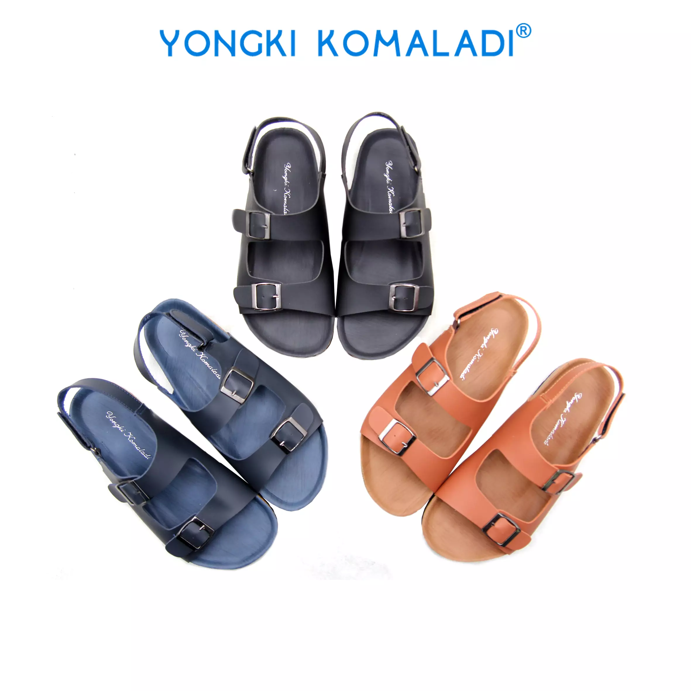 [ ORIGINAL ] YONGKI KOMALADI SANDAL OL-AND42178-22 HITAM