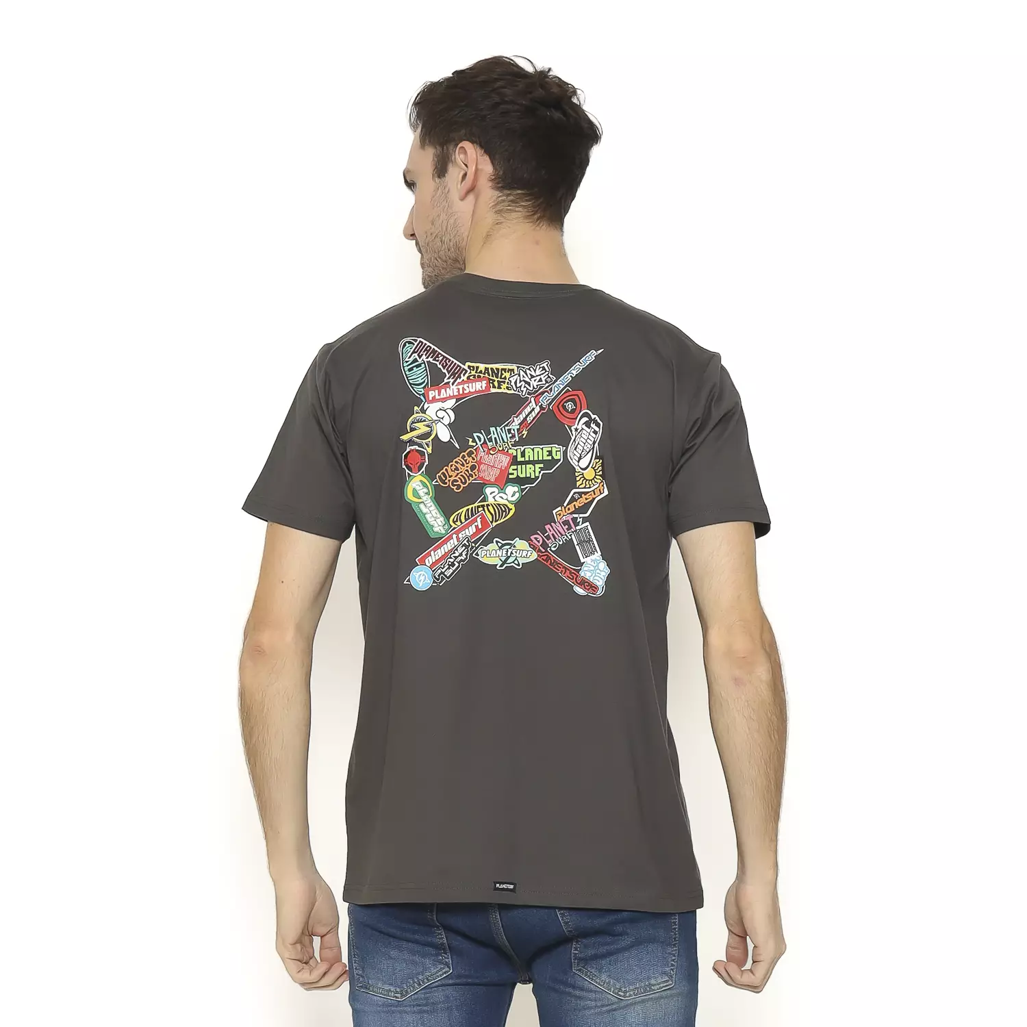 Planet Surf Clothing Kaos Lengan Pendek Pria Bunt Men Tee Planet Surf