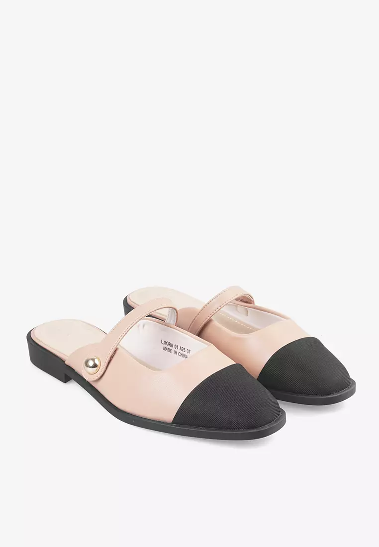 Sepatu Bustong Mules Wanita L.Sora 01