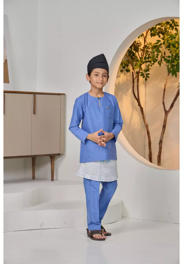 Baju Melayu Moden Teluk Belanga For Kids
