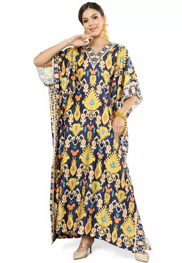 Kanzi Exclusive Short Sleeve Classic Kaftan
