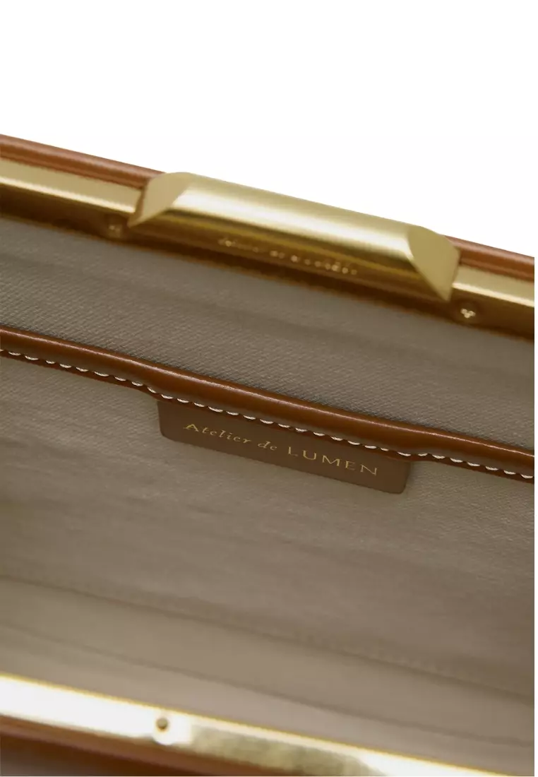 Lune Forme Bag - Cognac Brown