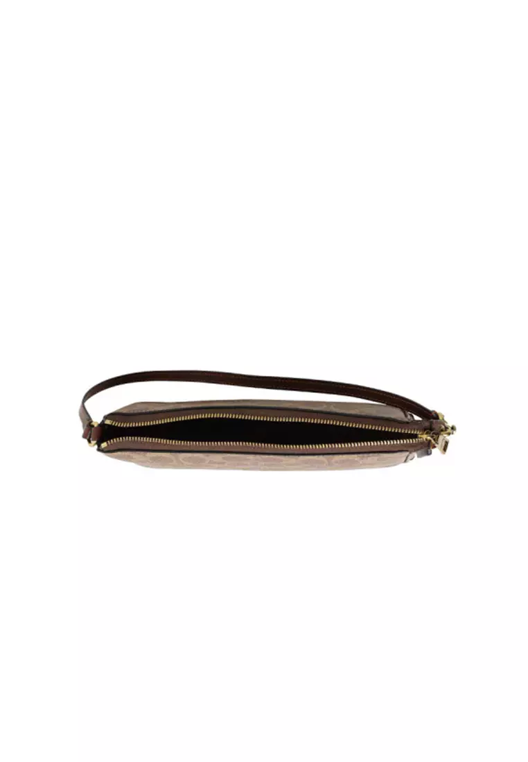 Plaza 21 Women's Handbag in Brown Yellow CCC42