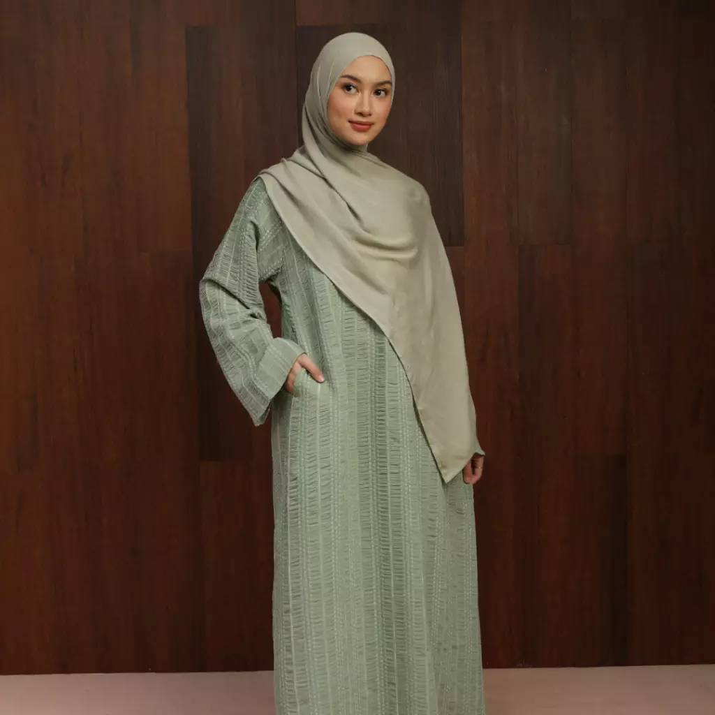 Shani Abaya Dress Series Sage
