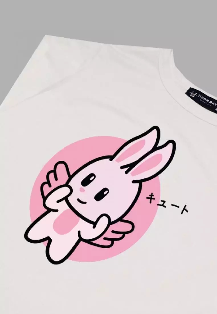 LT980U s-s Lds Crop Angel-b wh