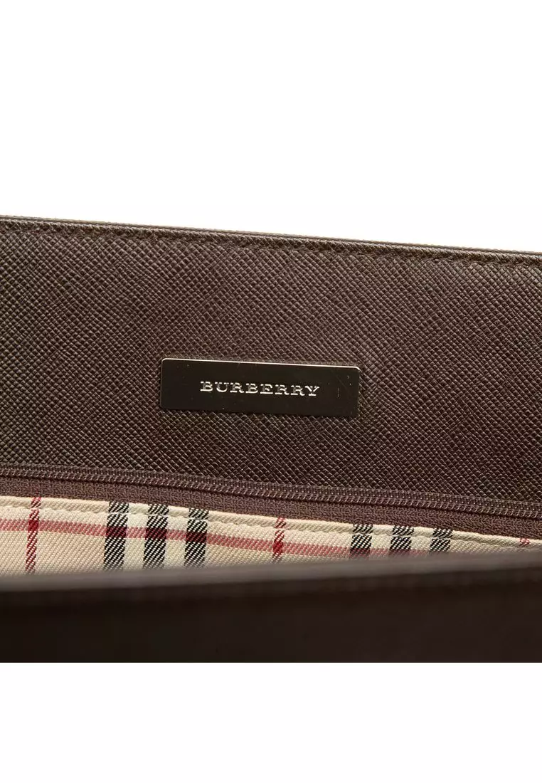 Pre-Loved Burberry Leather Handbag