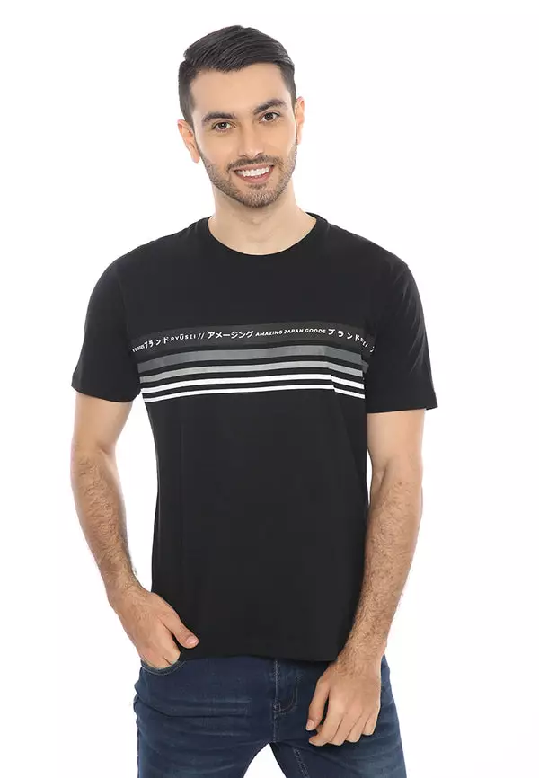 Ryusei Tshirt Yamagata Black