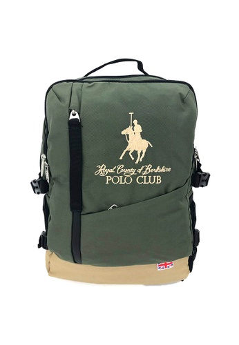 RCB Polo Club green RCB POLO CLUB 47CM NYLON BACKPACK (15210982) 714CAAC1D67B6FGS_1