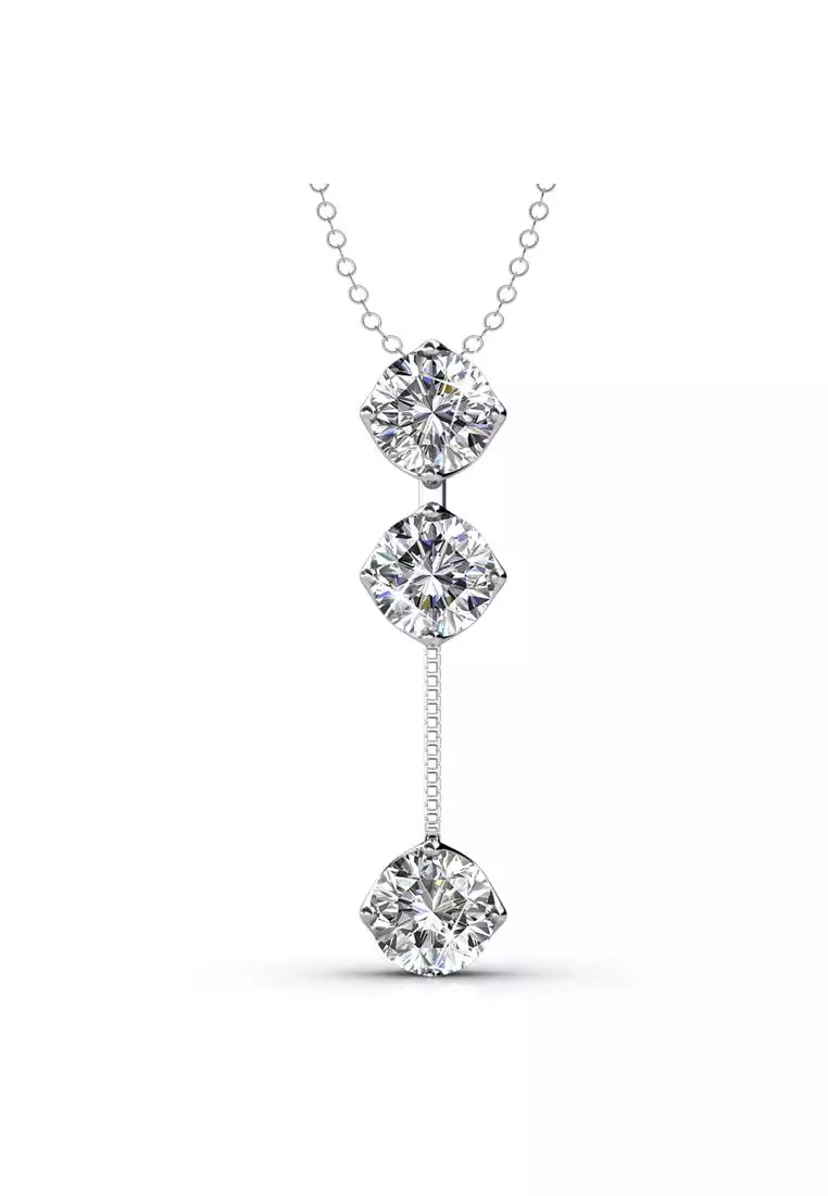 White gold plated pendant outlet