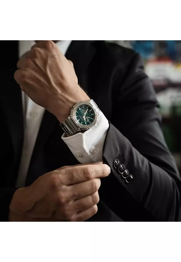 GM-2110D-3A1 Men Analog-Digital Watch Stainless Steel Band