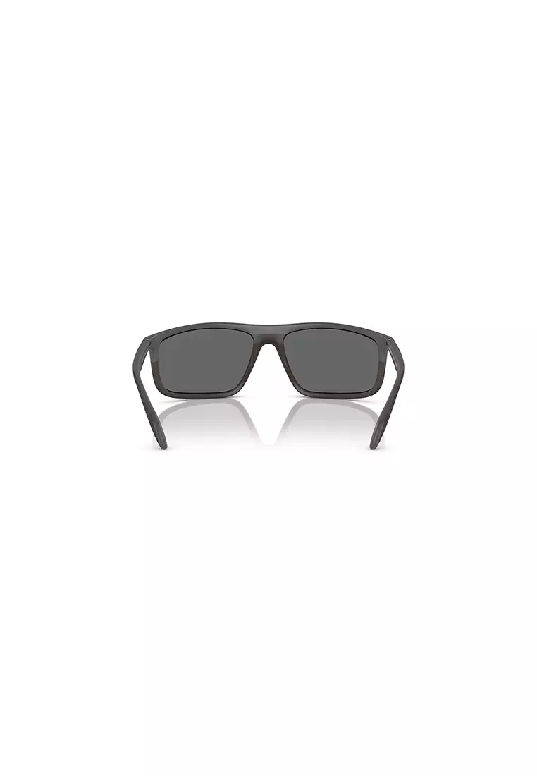 Buy Emporio Armani Emporio Armani Men's Pilot Frame Grey Injected