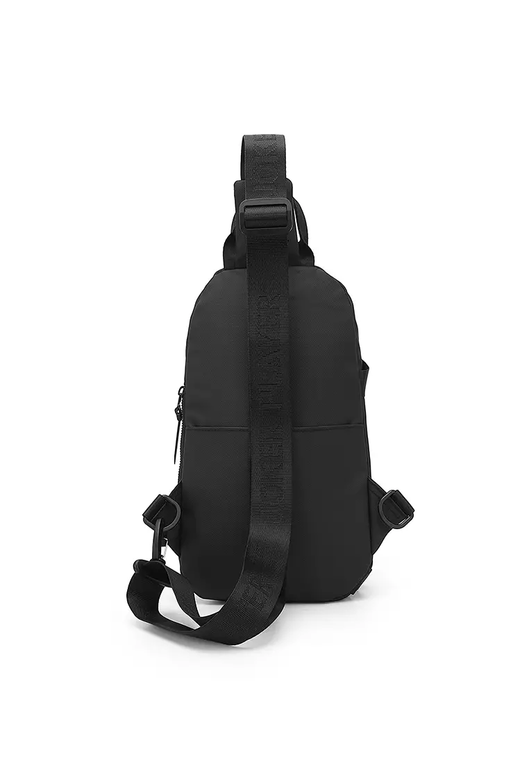 Men's Chest Bag / Sling Bag / Crossbody Bag (Tas Dada / Tas Selempang Pria) - Hitam