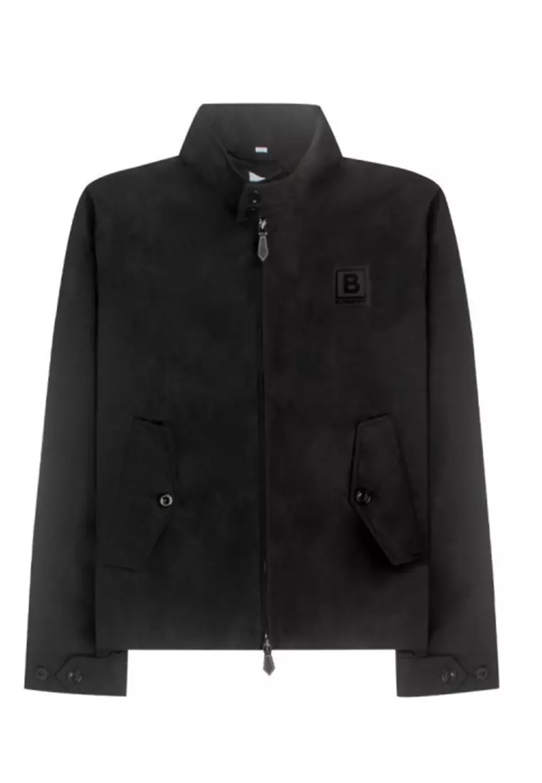 Burberry black men's coat discount
