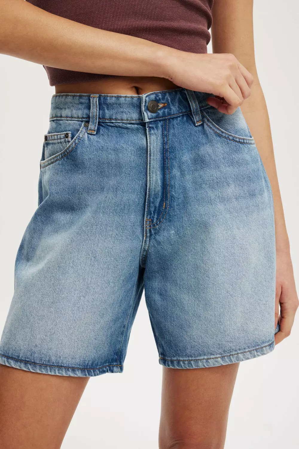 COTTON ON - JEANSWEAR - RELAXED DENIM SHORT