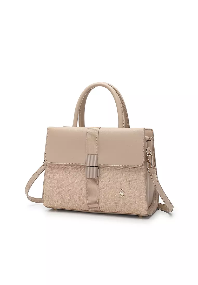 Women's Top Handle Bag / Sling Bag / Crossbody Bag (Tas Selempang / Tas Tangan) - Cokelat